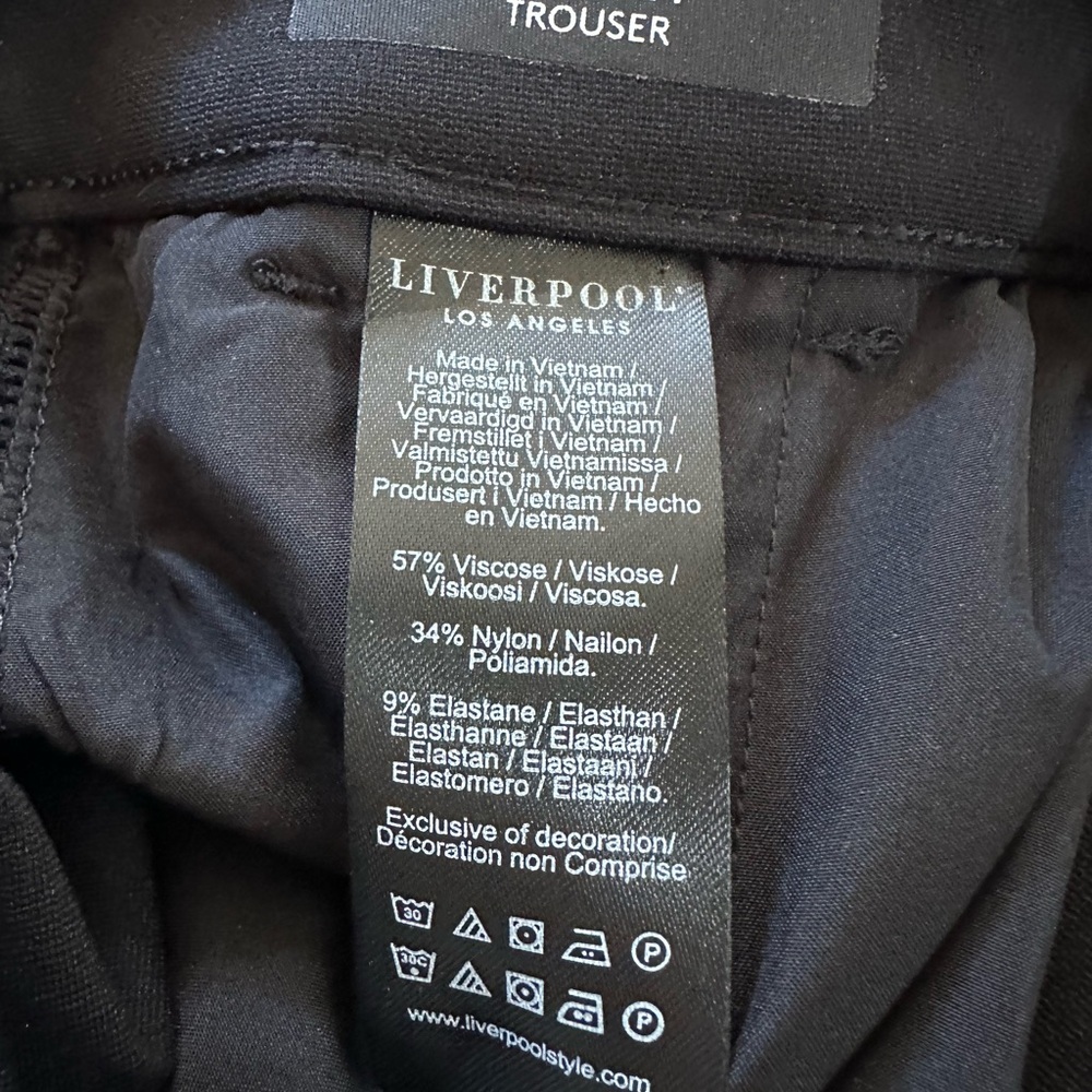 Liverpool Women’s Black Dress Pants - Picture 4 of 4